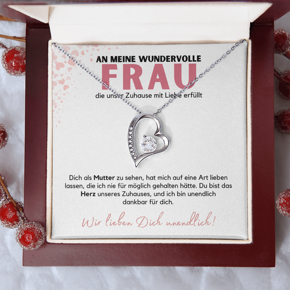 Halskette Geschenk für Mama – Eine liebevolle Botschaftskarte für die wundervollste Mutter