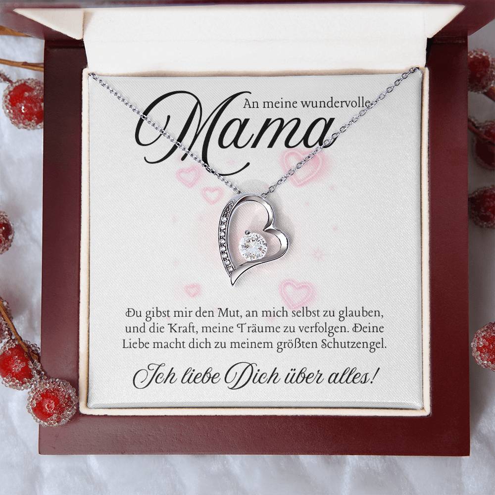 Halskette Geschenk für Mama – Mit einer herzlichen und inspirierenden Botschaftskarte