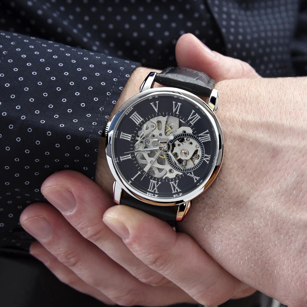 Für meinen Sohn – Armbanduhr mit Botschaftskarte, Geschenk für Sohn, Geburtstagsgeschenk