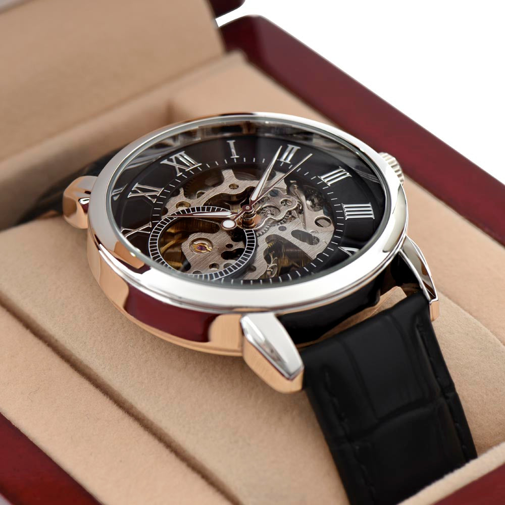 Geburtstagsgeschenk für Sohn – Armbanduhr mit Message