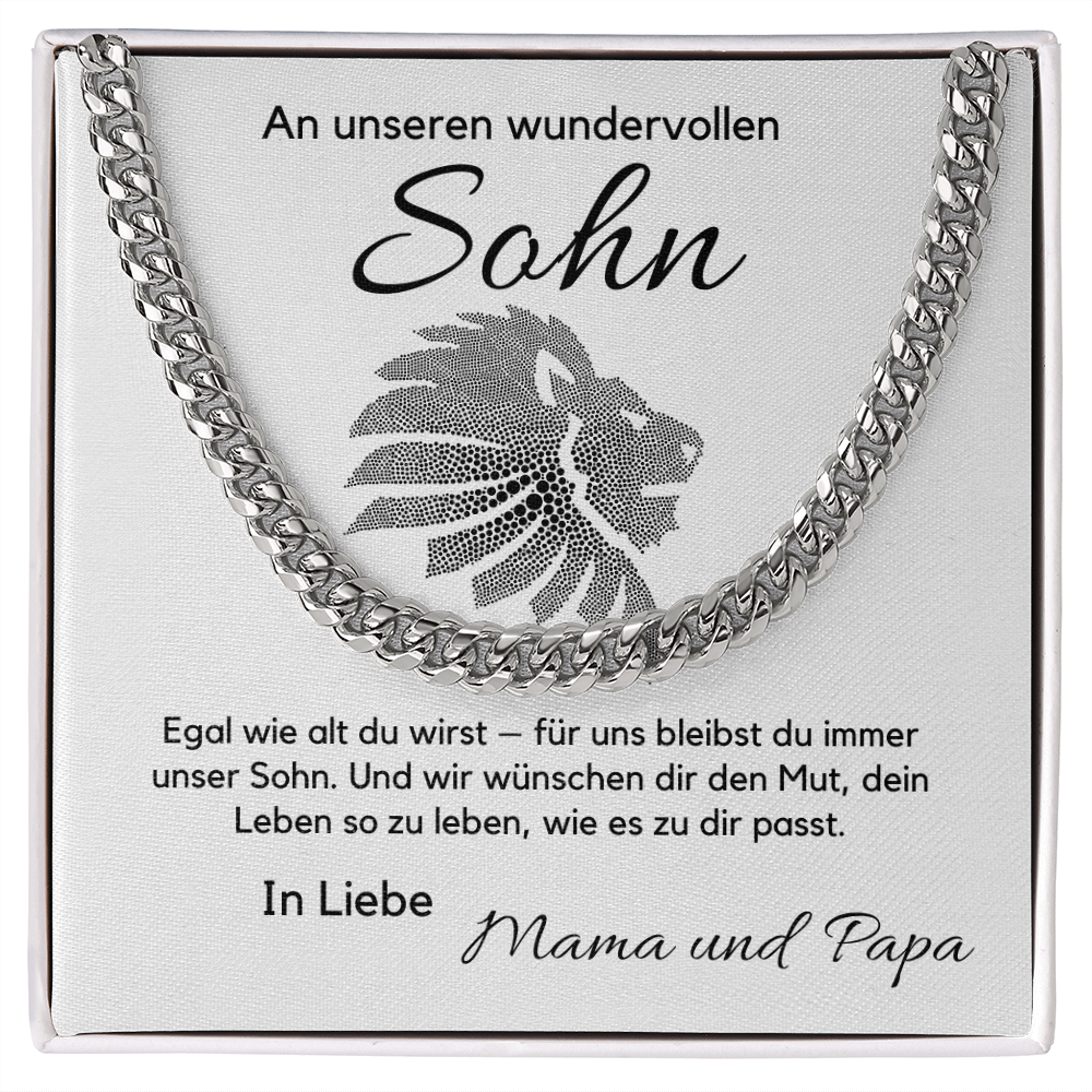 Geschenk für Sohn - Halskette für Geburtstag, Abschluss, Weihnachten