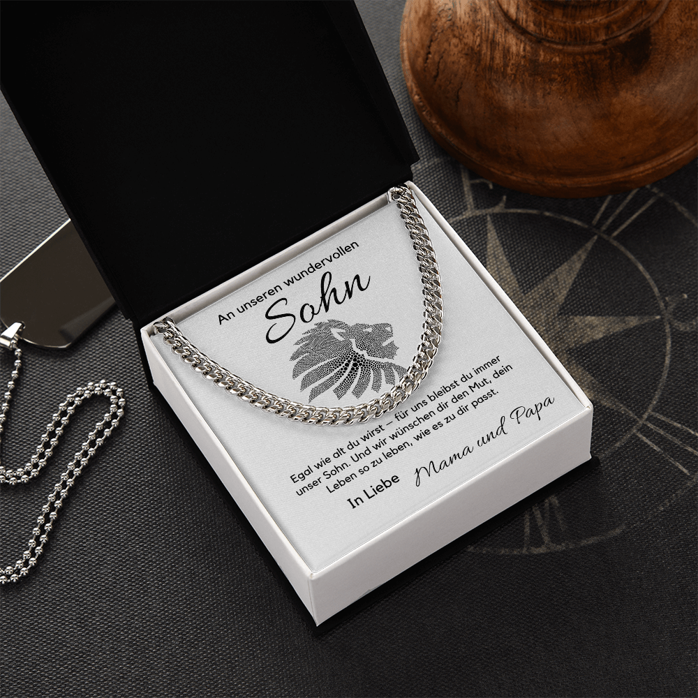 Geschenk für Sohn - Halskette für Geburtstag, Abschluss, Weihnachten