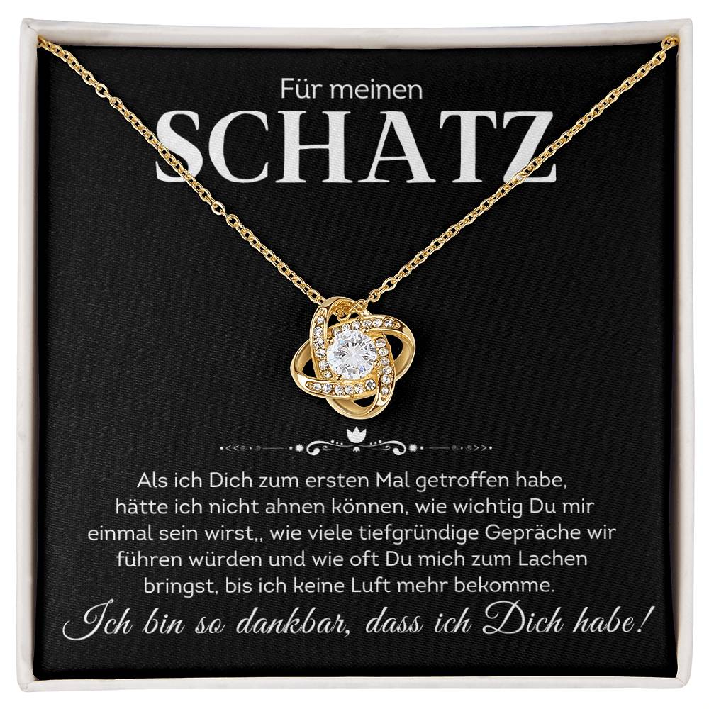 Für Meinen Schatz - Halskette mit Liebesbotschaft