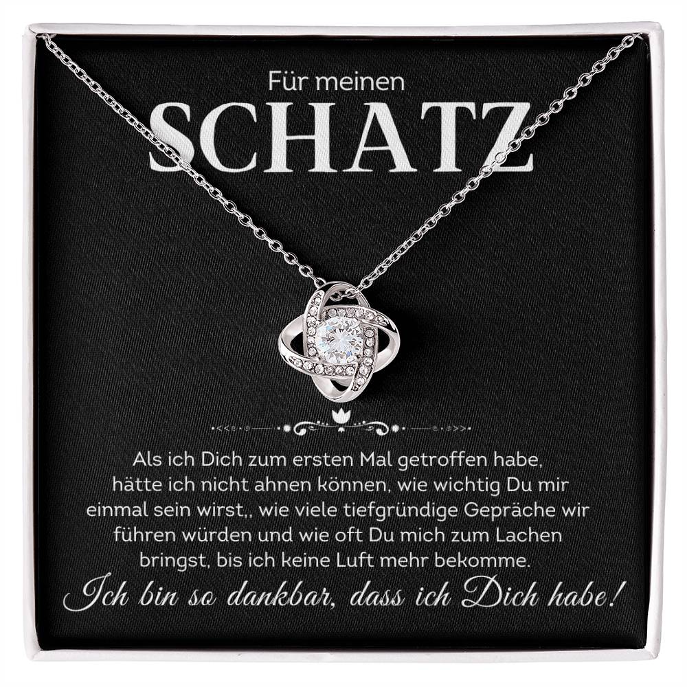 Für Meinen Schatz - Halskette mit Liebesbotschaft
