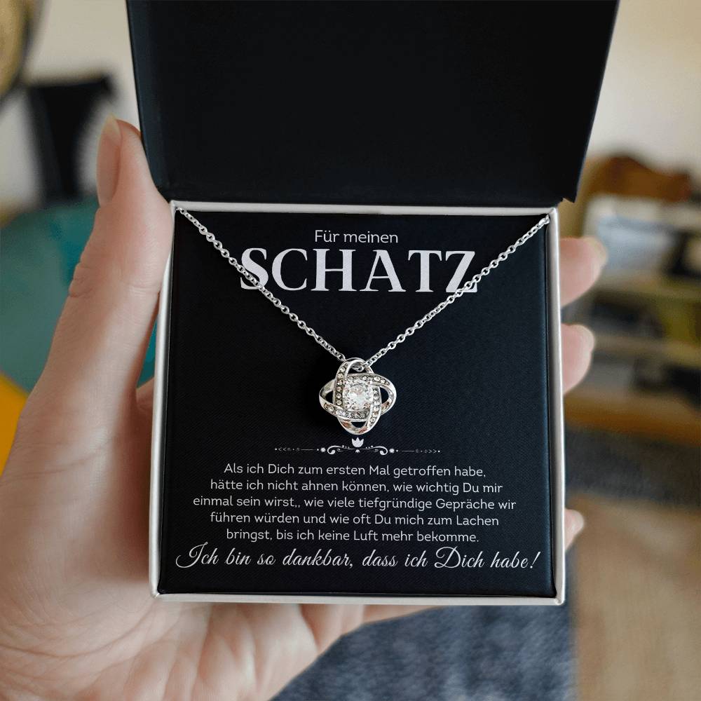 Für Meinen Schatz - Halskette mit Liebesbotschaft