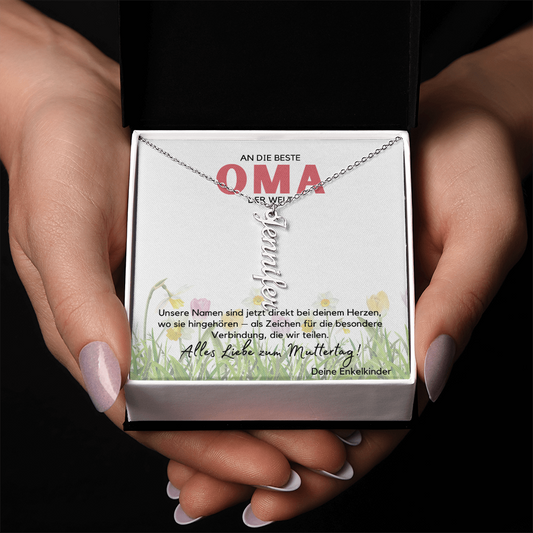 Namenskette – Personalisiertes Geschenk Für Oma Zum Muttertag, Geburtstag