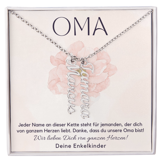 Namenskette – Personalisiertes Geschenk Für Oma Zum Muttertag, Geburtstag