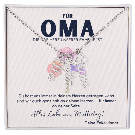 Namenskette – Personalisiertes Geschenk Für Oma Zum Muttertag, Geburtstag