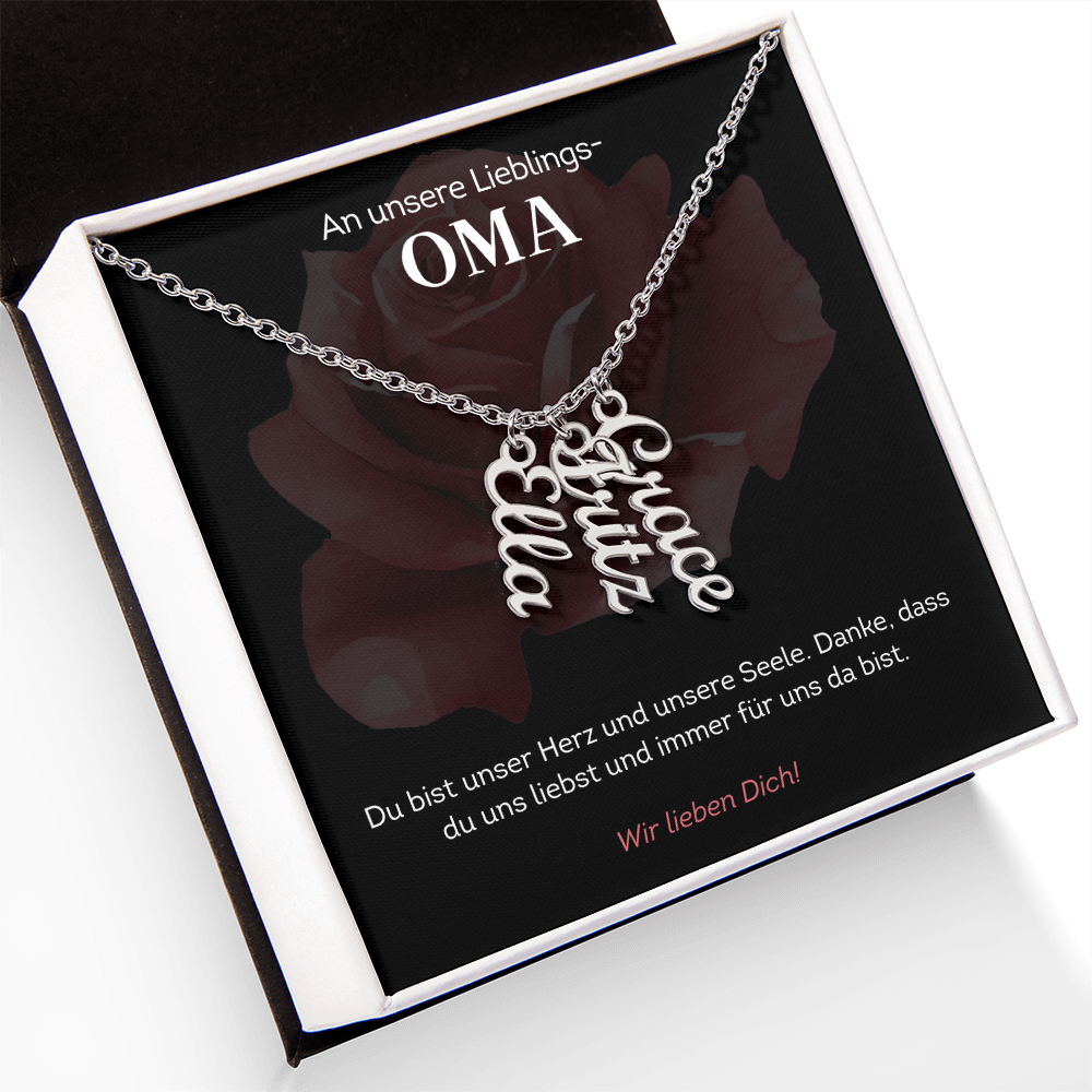 Namenskette – Personalisiertes Geschenk Für Oma Zum Muttertag, Geburtstag