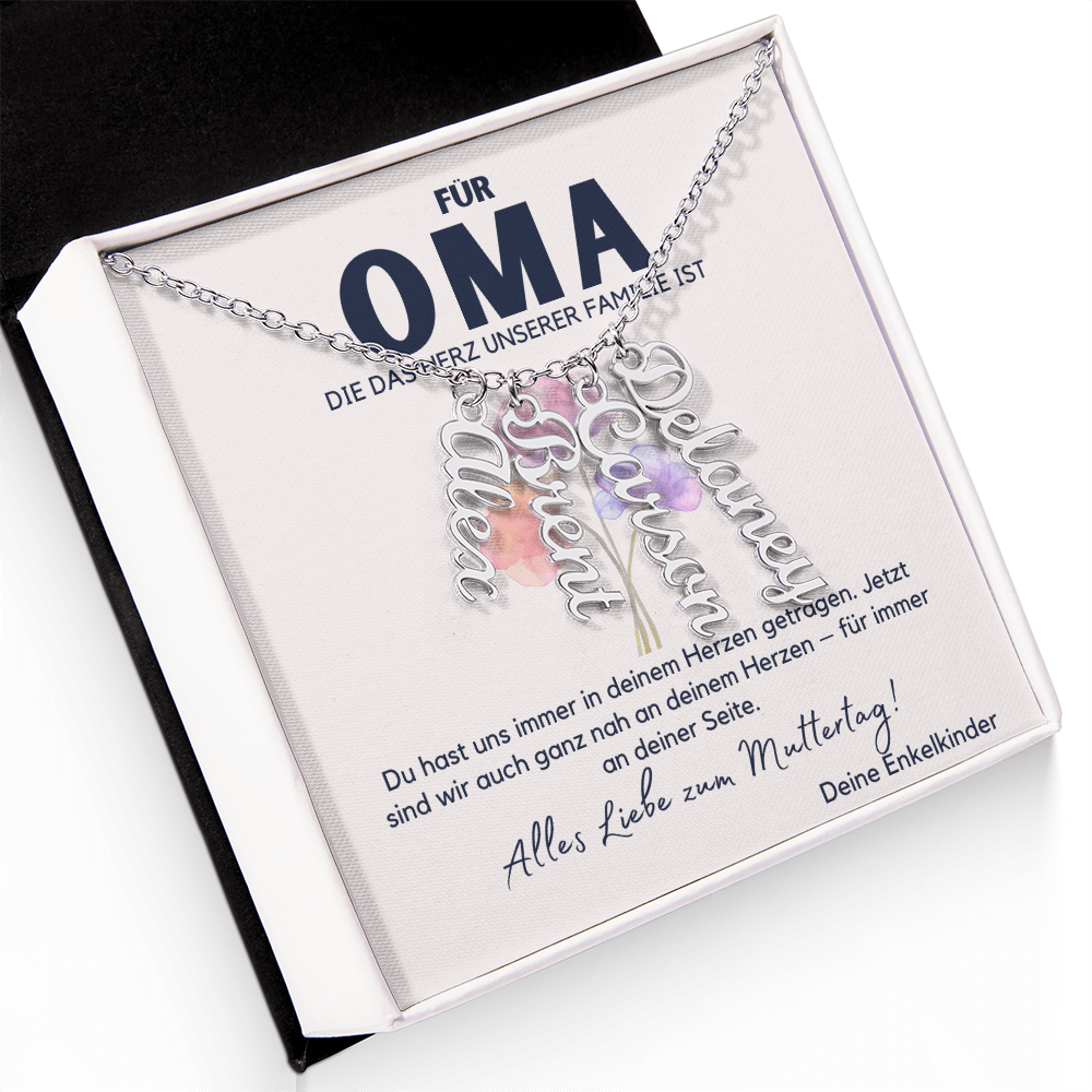 Namenskette – Personalisiertes Geschenk Für Oma Zum Muttertag, Geburtstag