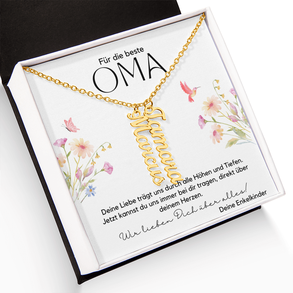 Namenskette – Personalisiertes Geschenk Für Oma Zum Muttertag, Geburtstag