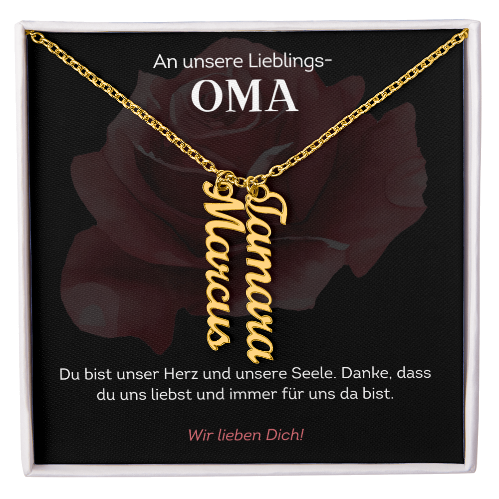 Namenskette – Personalisiertes Geschenk Für Oma Zum Muttertag, Geburtstag