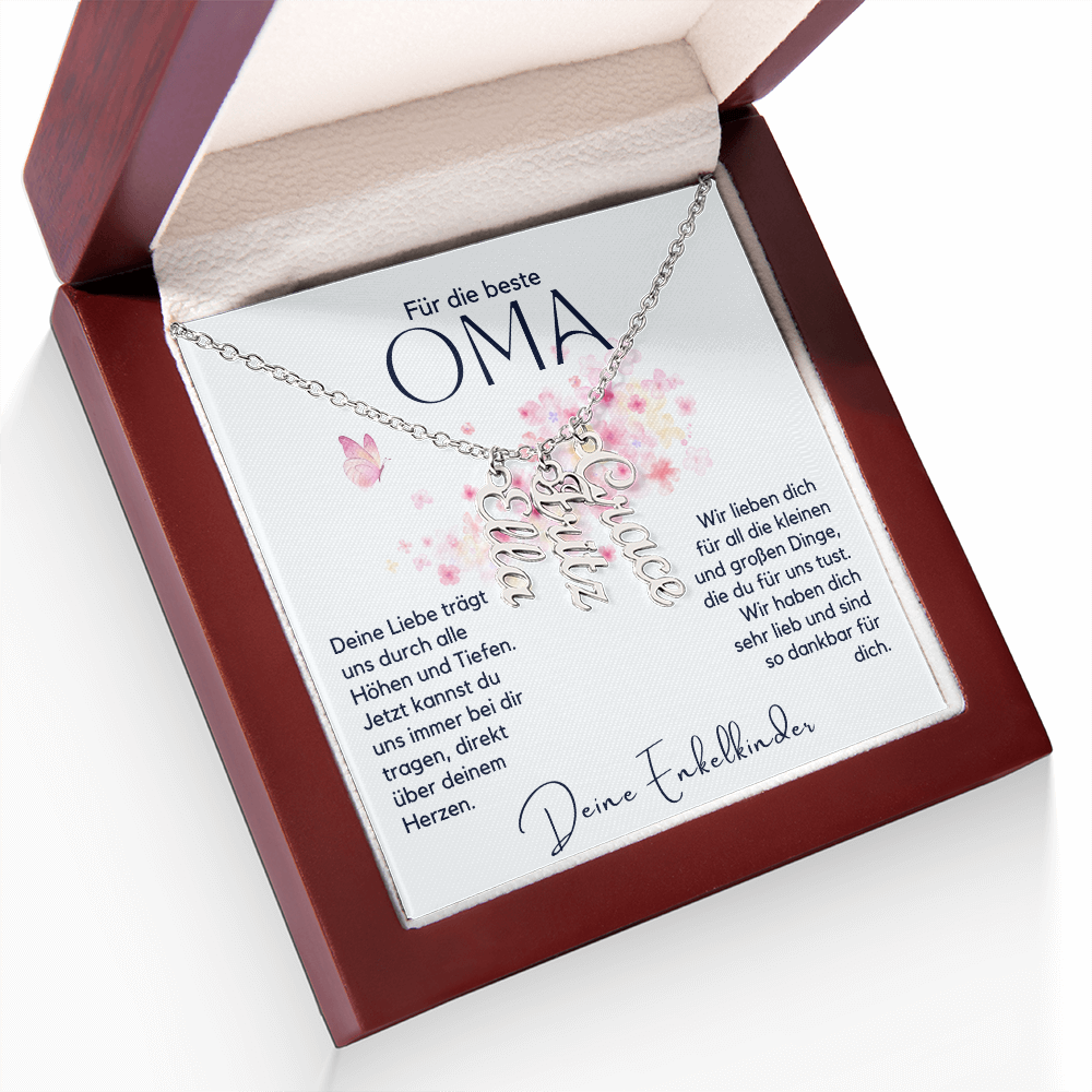 Namenskette – Personalisiertes Geschenk Für Oma Zum Muttertag, Geburtstag