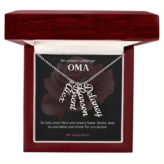 Namenskette – Personalisiertes Geschenk Für Oma Zum Muttertag, Geburtstag