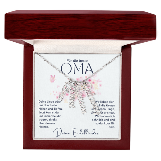 Namenskette – Personalisiertes Geschenk Für Oma Zum Muttertag, Geburtstag