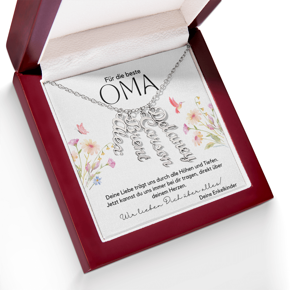 Namenskette – Personalisiertes Geschenk Für Oma Zum Muttertag, Geburtstag