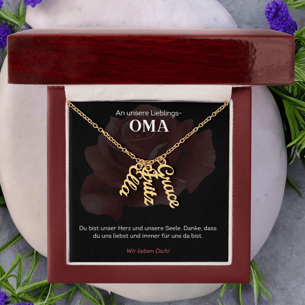 Namenskette – Personalisiertes Geschenk Für Oma Zum Muttertag, Geburtstag