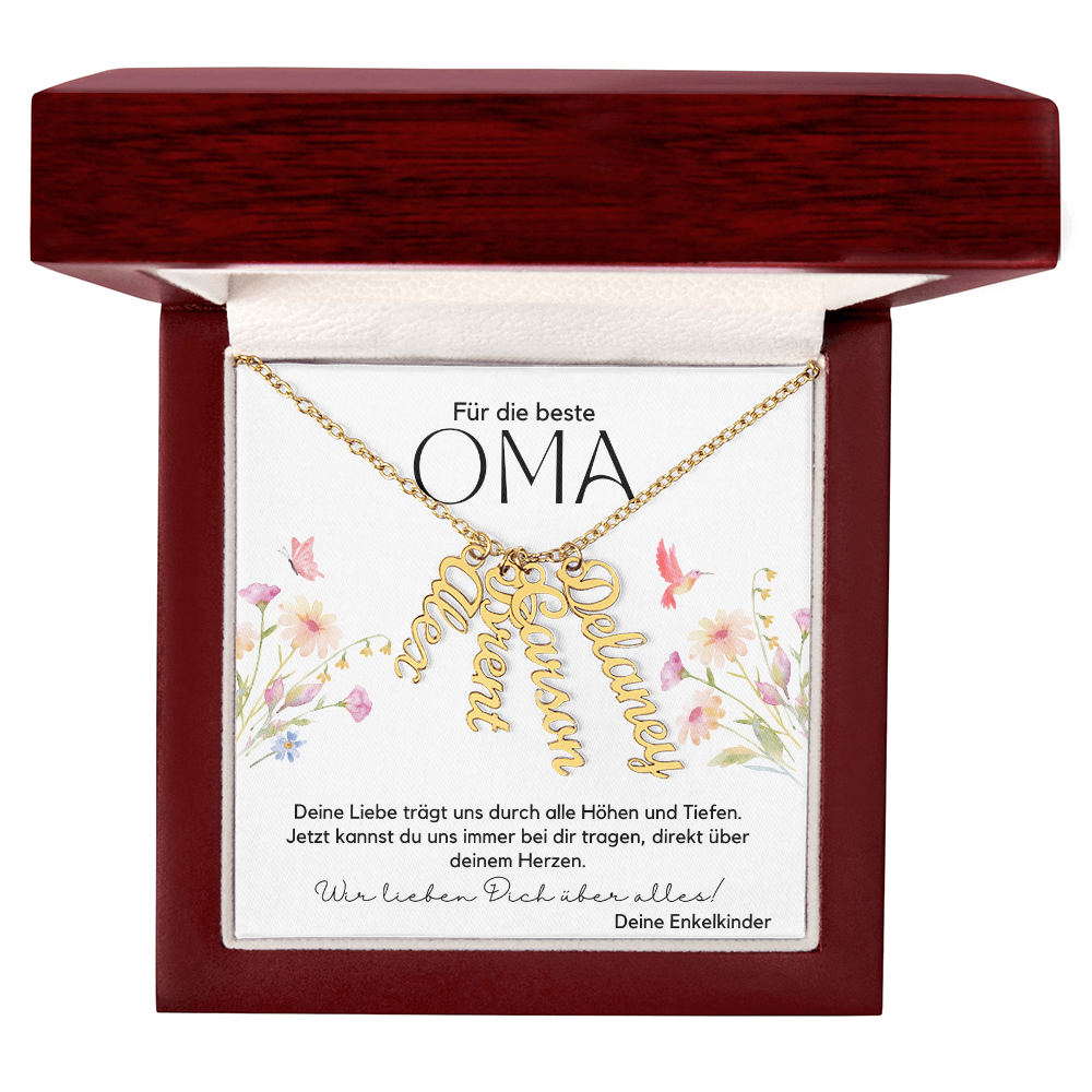 Namenskette – Personalisiertes Geschenk Für Oma Zum Muttertag, Geburtstag