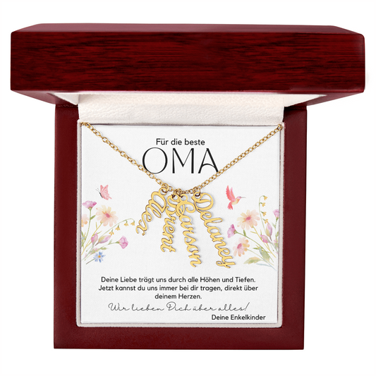 Namenskette – Personalisiertes Geschenk Für Oma Zum Muttertag, Geburtstag