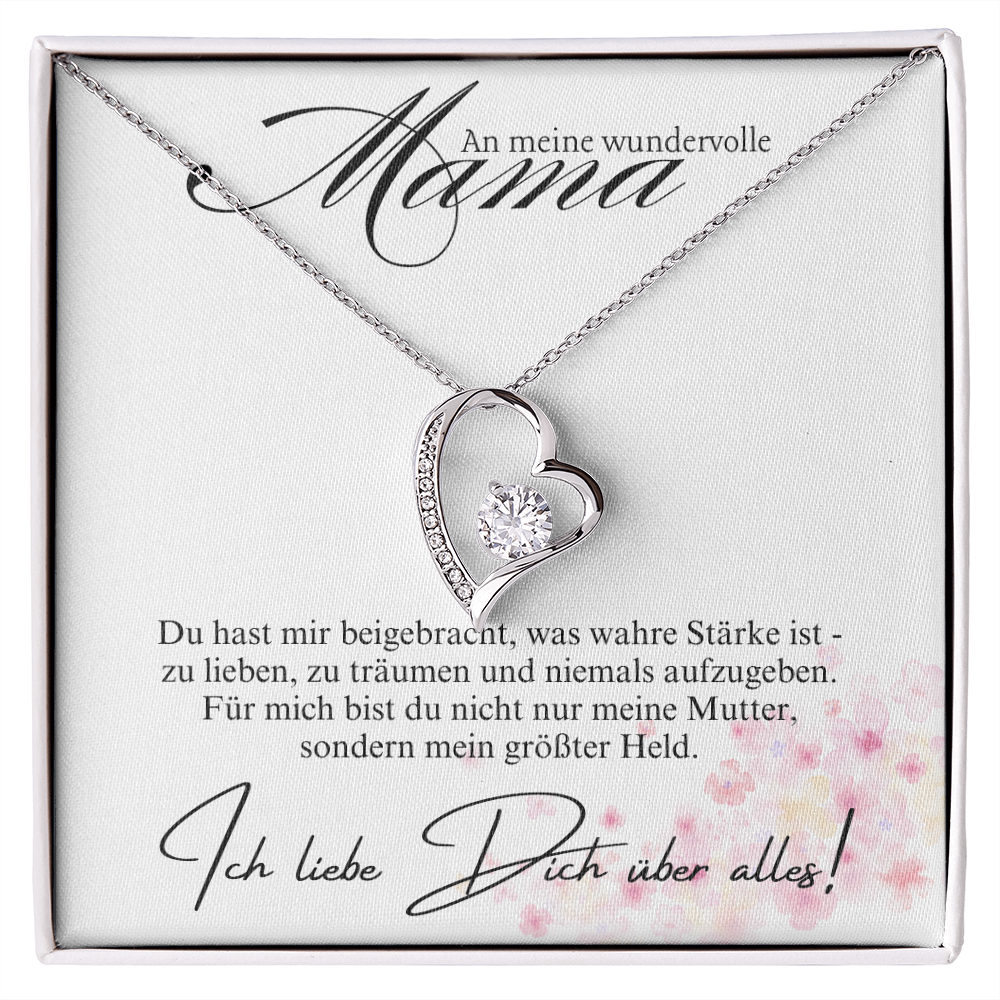 Halskette Geschenk für Mama – Mit einer liebevollen und inspirierenden Botschaftskarte