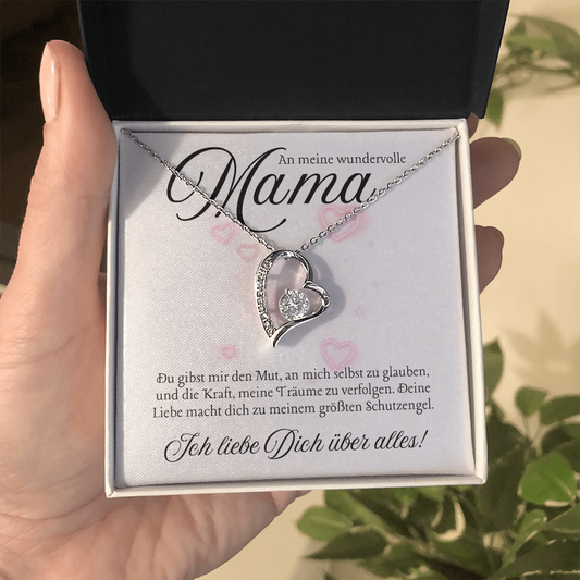 Halskette Geschenk für Mama – Mit einer herzlichen und inspirierenden Botschaftskarte