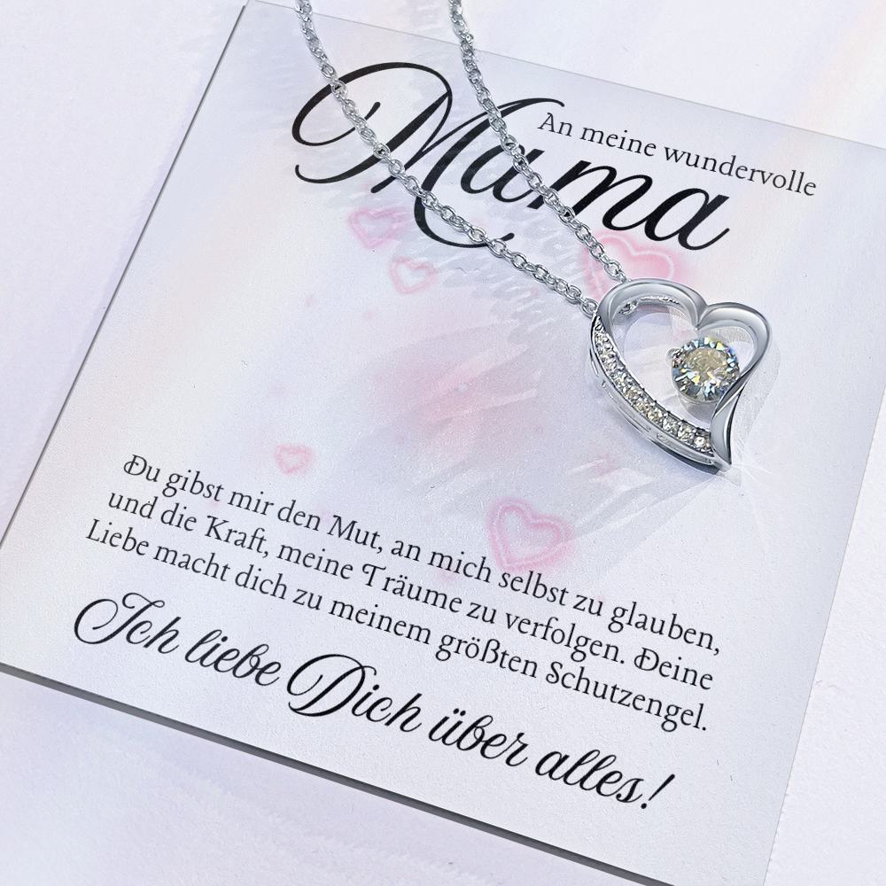 Halskette Geschenk für Mama – Mit einer herzlichen und inspirierenden Botschaftskarte