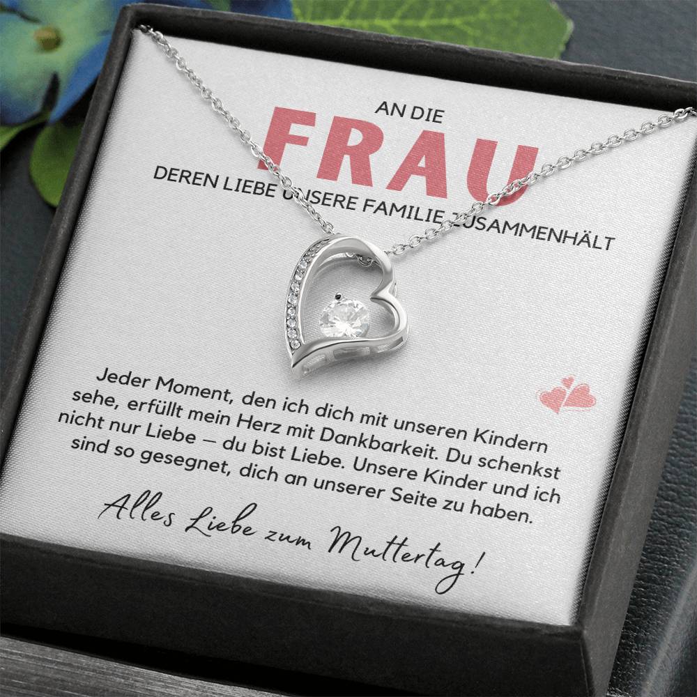 Halskette Geschenk für die Frau – Mit einer liebevollen Botschaftskarte zum Muttertag