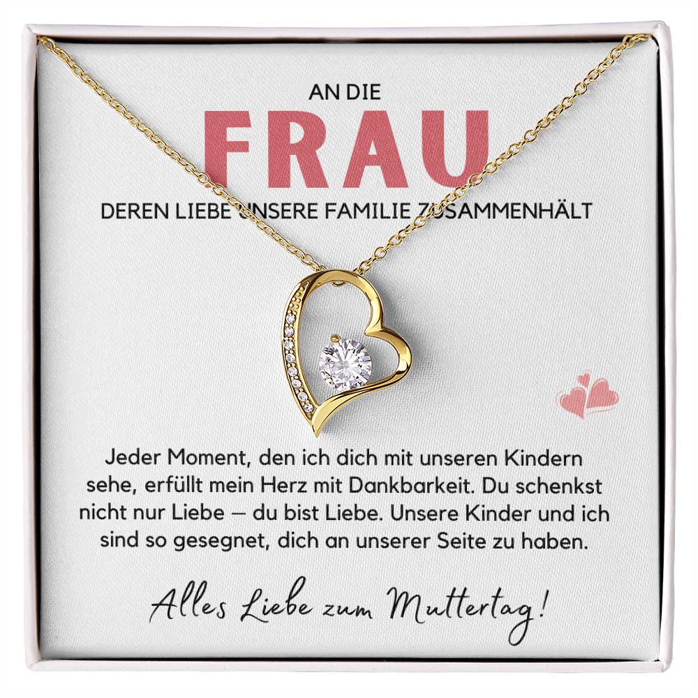 Halskette Geschenk für die Frau – Mit einer liebevollen Botschaftskarte zum Muttertag