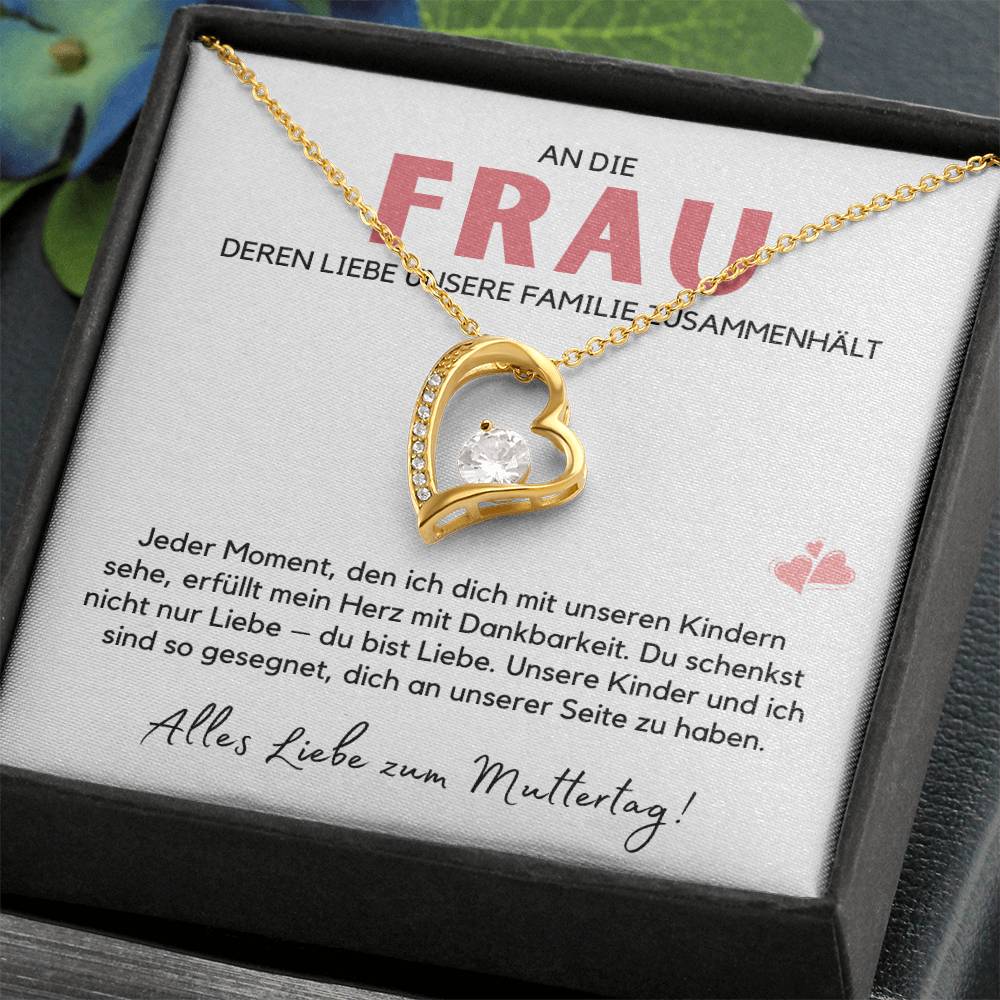 Halskette Geschenk für die Frau – Mit einer liebevollen Botschaftskarte zum Muttertag