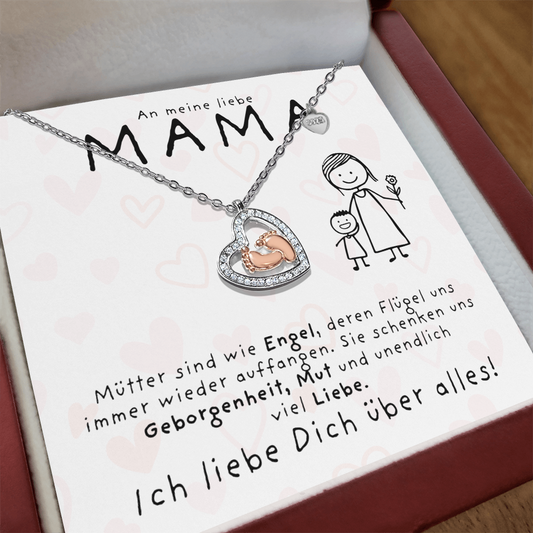 An Meine Liebe Mama - Persönliche Halskette Für Muttertag Oder Geburtstag