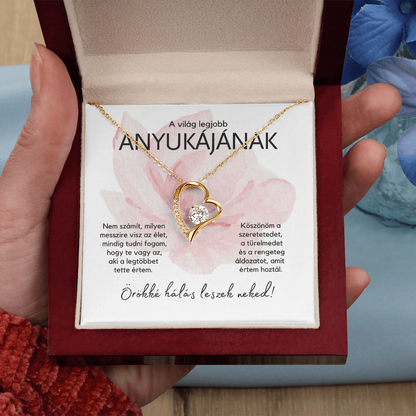 A világ legjobb anyukájának – Forever Love nyaklánc