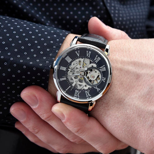 Für meinen Sohn – Armbanduhr mit Botschaftskarte, Geschenk für Sohn, Geburtstagsgeschenk