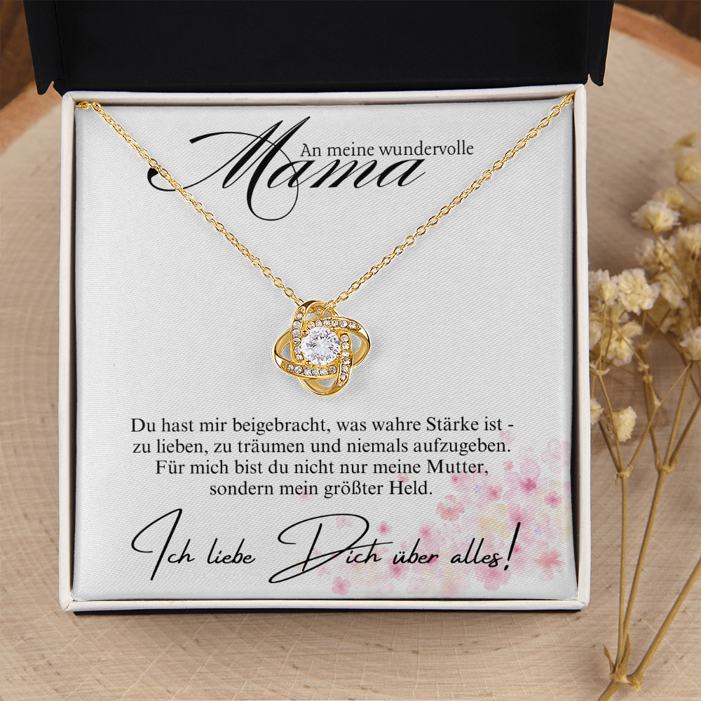 Mama Ich Liebe Dich Über Alles - Persönliche Halskette Für Muttertag, Geburtstag, Weihnachten