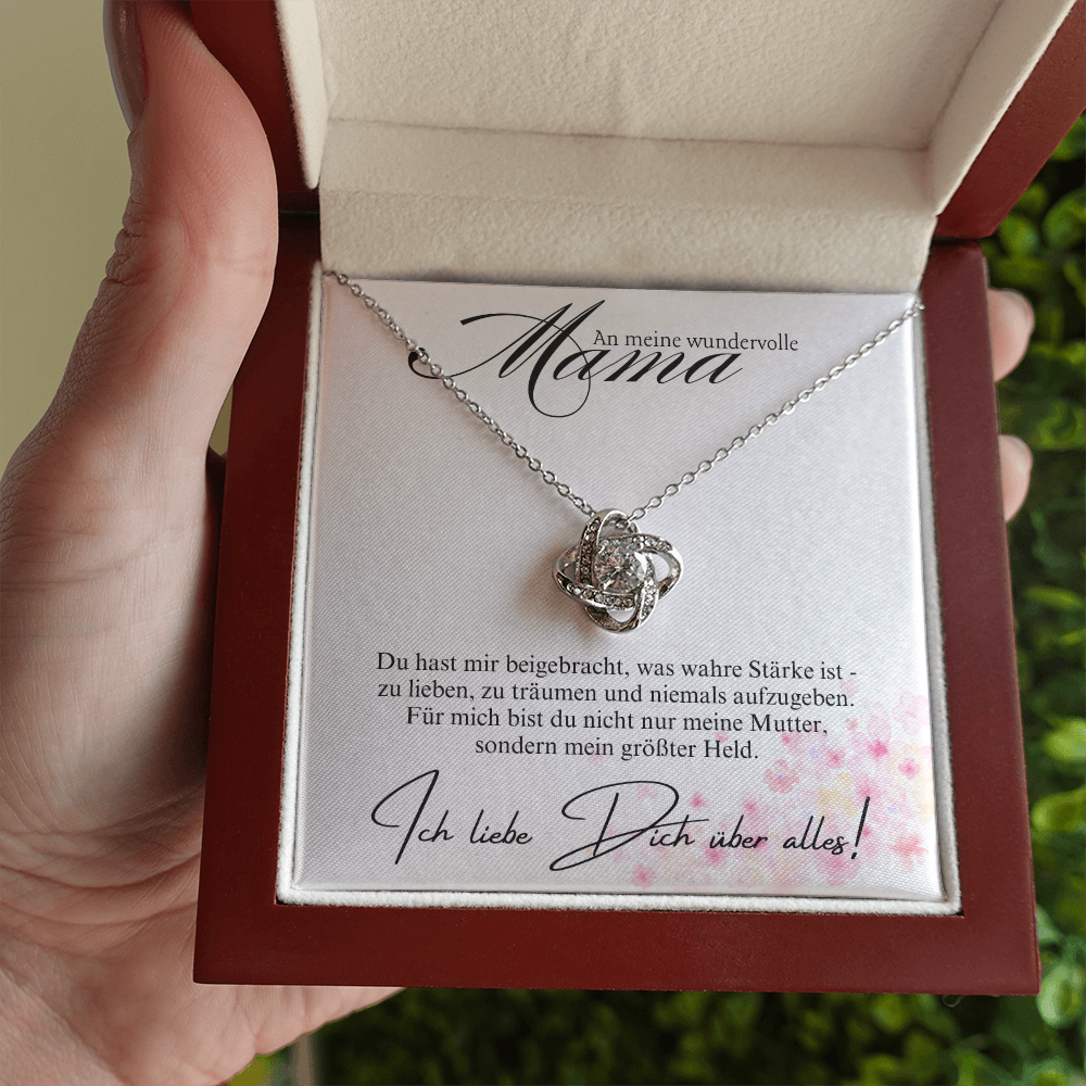 Mama Ich Liebe Dich Über Alles - Persönliche Halskette Für Muttertag, Geburtstag, Weihnachten