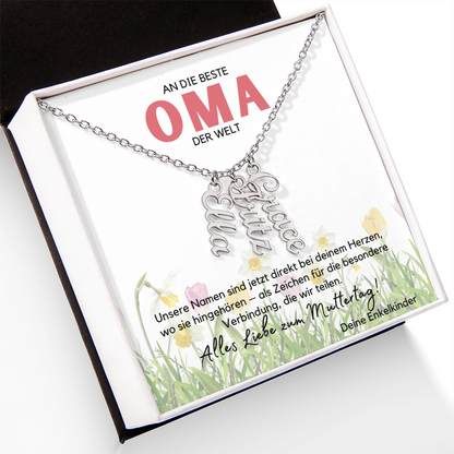 Namenskette – Personalisiertes Geschenk Für Oma Zum Muttertag, Geburtstag