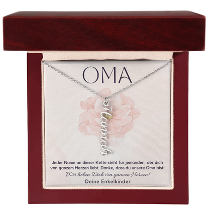 Namenskette – Personalisiertes Geschenk Für Oma Zum Muttertag, Geburtstag