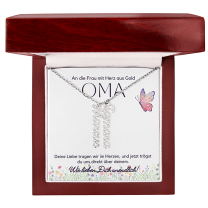 Namenskette – Personalisiertes Geschenk Für Oma Zum Muttertag, Geburtstag