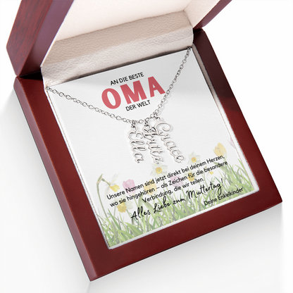 Namenskette – Personalisiertes Geschenk Für Oma Zum Muttertag, Geburtstag