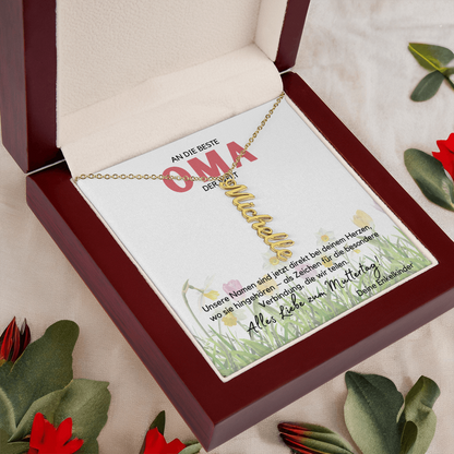 Namenskette – Personalisiertes Geschenk Für Oma Zum Muttertag, Geburtstag