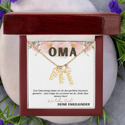 Namenskette – Personalisiertes Geschenk Für Oma Zum Muttertag, Geburtstag
