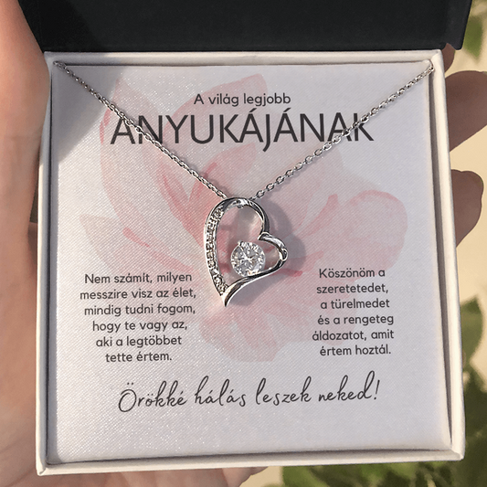 A világ legjobb anyukájának – Forever Love nyaklánc