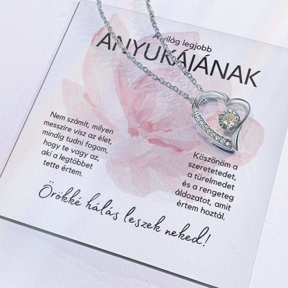 A világ legjobb anyukájának – Forever Love nyaklánc
