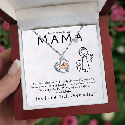 An Meine Liebe Mama - Persönliche Halskette Für Muttertag Oder Geburtstag